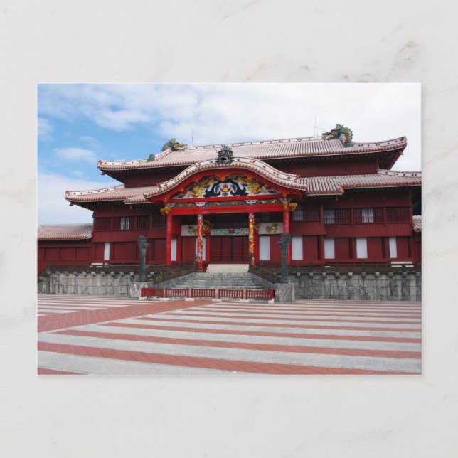 Shuri Castle in Okinawa, Japan Postcard (Front)