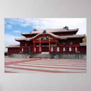 Shuri Castle in Okinawa, Japan Poster