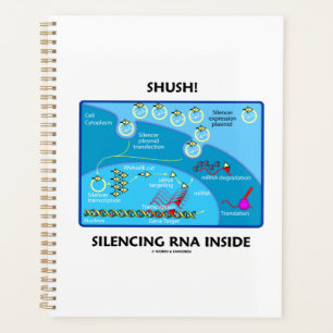Shush! Silencing RNA Inside Biology Humour Planner