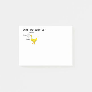 Shut the Duck Up!  Notes