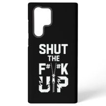 Shut the F#%K Up Zipper Graphic - Bold Statement