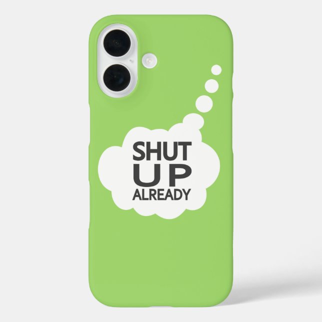 "Shut Up" Custom Color Samsung case (Back)