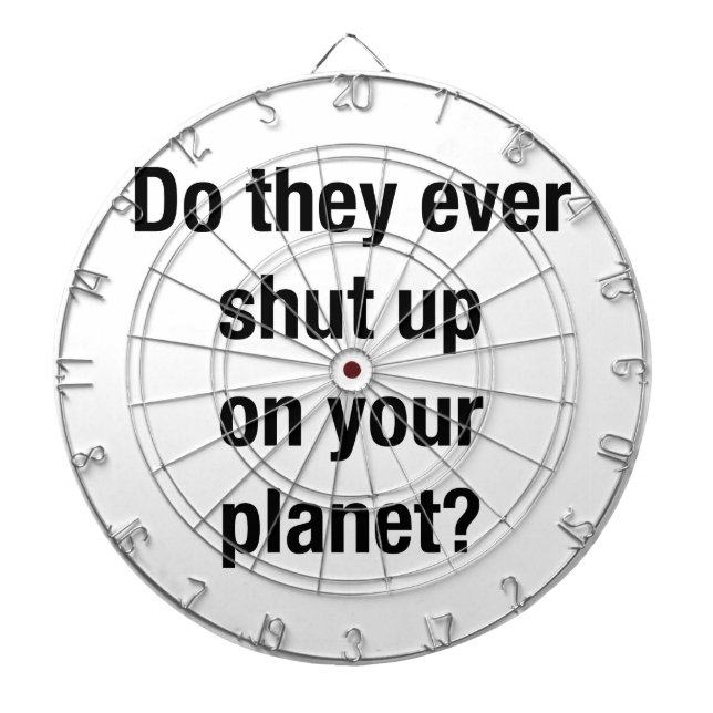 SHUT UP! DARTBOARD (Front)