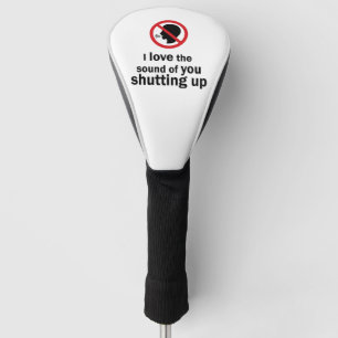 Shut Up Golf Head Cover