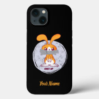 Shut Up Rabbit Funny Sarcastic Comic Design
