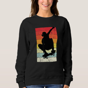 Shut Up Skate Sunset Electric Longboard Pro Skateb Sweatshirt