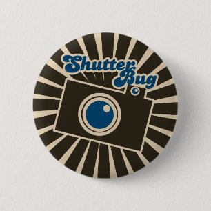 Shutterbug 6 Cm Round Badge