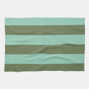Shutters & Pear Stripe Pattern Tea Towel