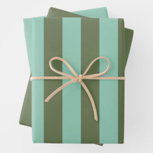 Shutters & Pear Stripe Pattern Wrapping Paper Sheet