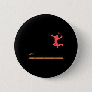 Shuttle Badminton 0 6 Cm Round Badge