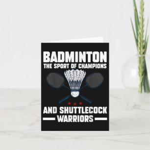 Shuttle Badminton 1  Card
