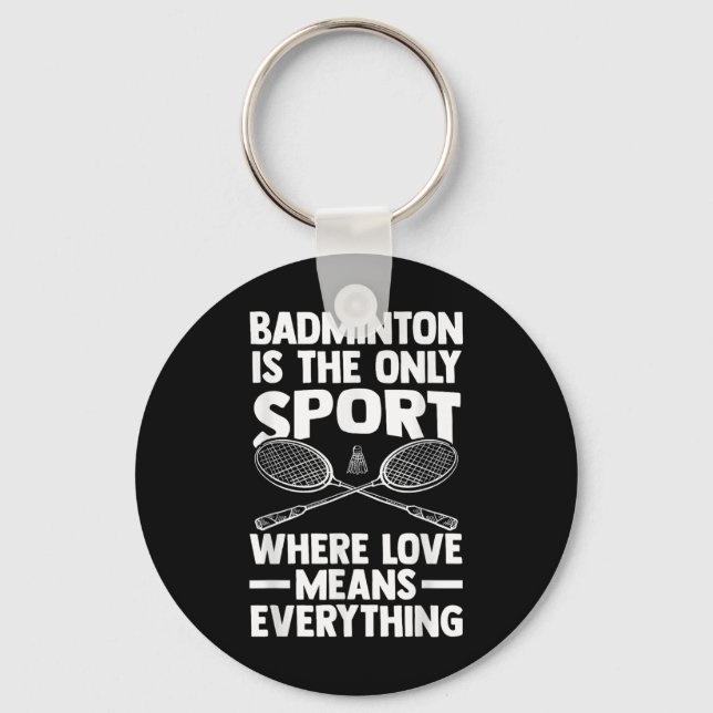 Shuttle Badminton 3  Key Ring (Front)