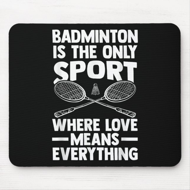 Shuttle Badminton 3  Mouse Mat (Front)