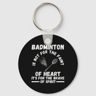 Shuttle Badminton Key Ring