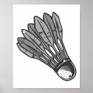 Shuttle Badminton Love Team Player Coach 1  Poster