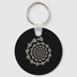 Shuttle Badminton Love Team Player Coach  Key Ring