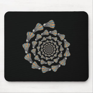 Shuttle Badminton Love Team Player Coach Mouse Mat