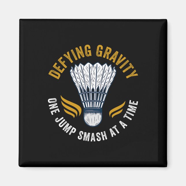 Shuttle Badminton  Magnet (Front)
