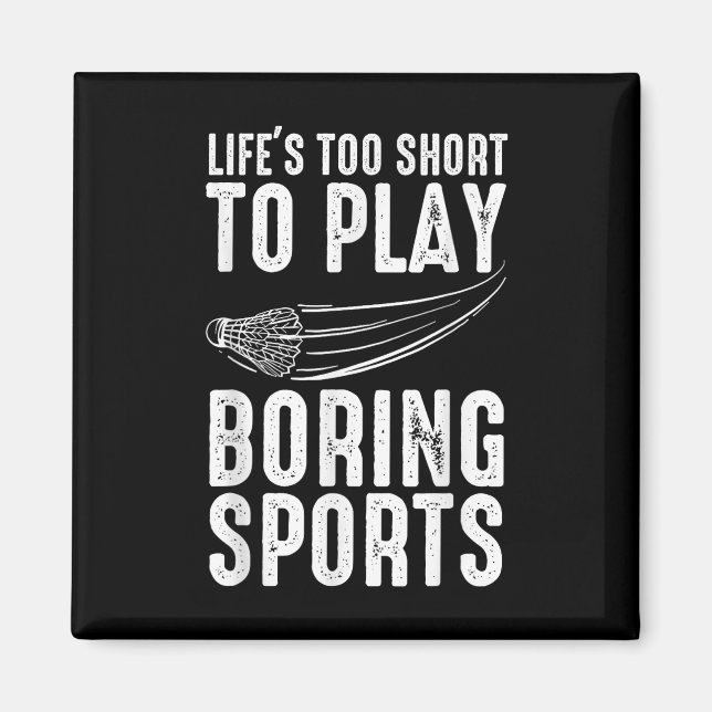 Shuttle Badminton  Magnet (Front)