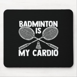 Shuttle Badminton Player 8 Mouse Mat