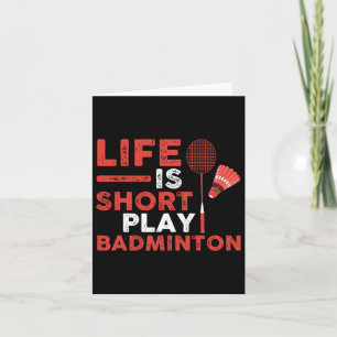 Shuttle Badminton Player Card