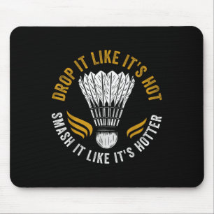 Shuttle Badminton Player Mouse Mat