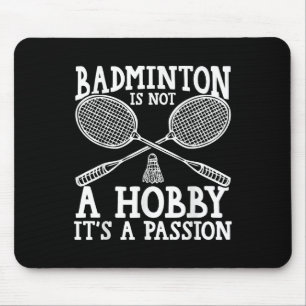 Shuttle Badminton Player Mouse Mat