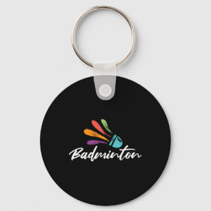 Shuttle Badminton Player Racket Sports Coach Team Key Ring