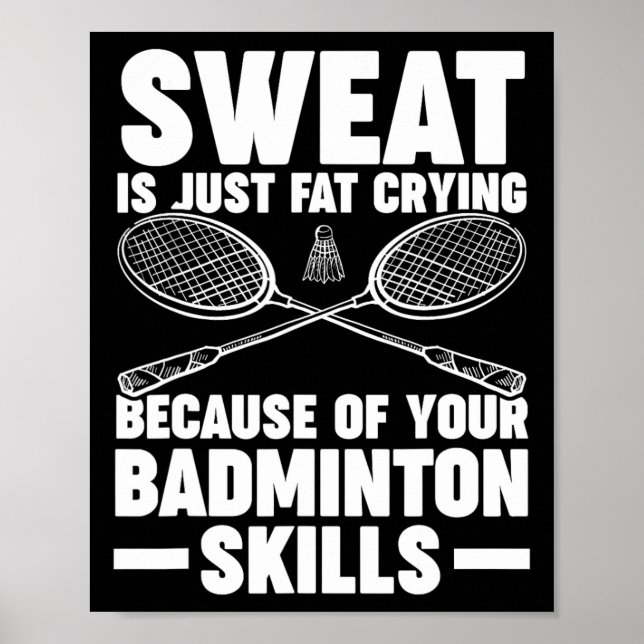 Shuttle Badminton  Poster (Front)