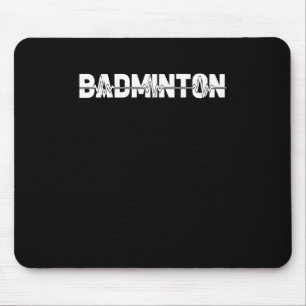 Shuttle Badminton - Racquet Court Player Ekg Heart Mouse Mat