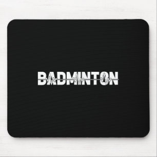 Shuttle Badminton - Racquet Court Player Ekg Heart Mouse Mat