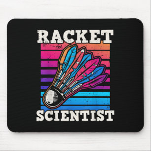 Shuttle Badminton Scientist Mouse Mat