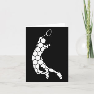Shuttle Badminton Squash Badminton Player Card