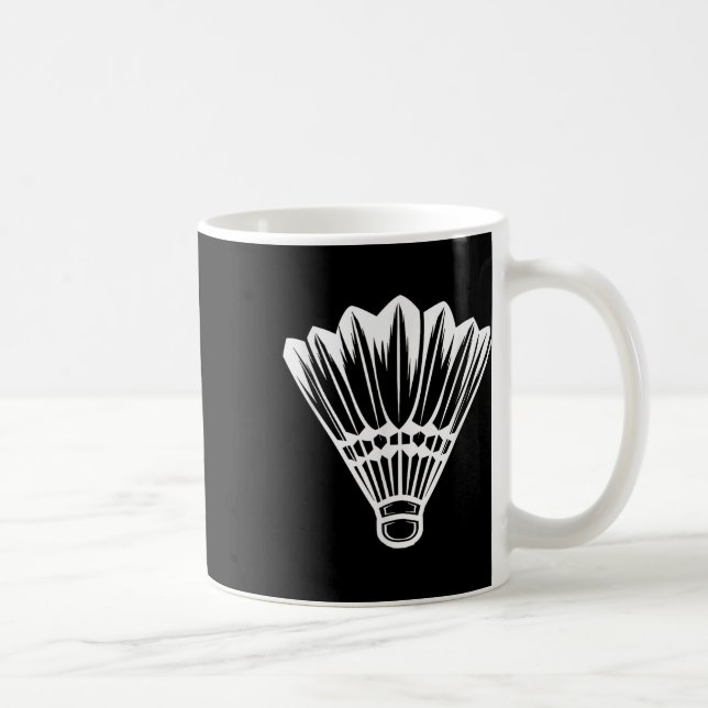 Shuttle Badmintonist  Coffee Mug (Right)