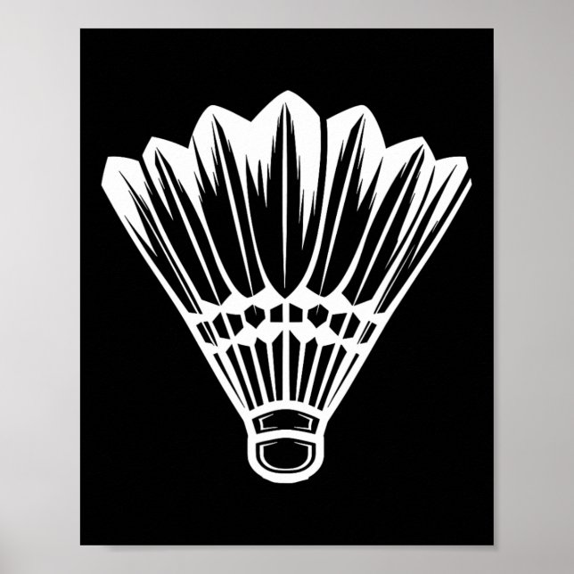 Shuttle Badmintonist  Poster (Front)
