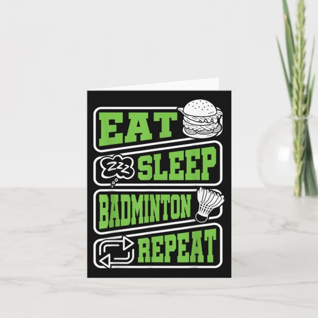 Shuttle Club Outfit For Players Coaches Fans Badmi Card (Front)