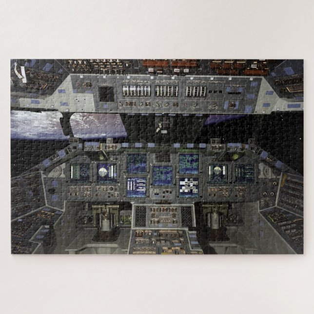 shuttle cockpit Puzzle (Horizontal)