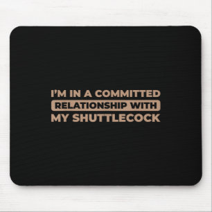 Shuttle Court - Racket Racquet Team Player Badmint Mouse Mat