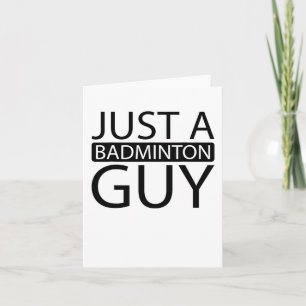 Shuttle Court Racket Team - Racquet Just A Badmint Card