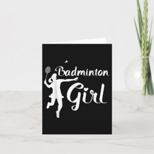 Shuttle Girls - Badminton Girl Card