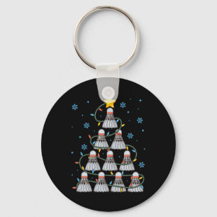Shuttle Graphic Badminton Player Shirt Gift Christ Key Ring