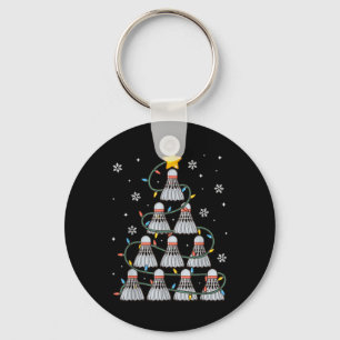 Shuttle Graphic Badminton Player Shirt Gift Christ Key Ring