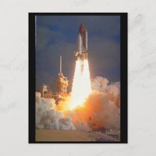 Shuttle launch_Space Postcard