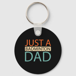 Shuttle Racquet Court - Player Team Just A Badmint Key Ring