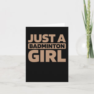 Shuttle Racquet Court - Player Team Just A Dminton Card