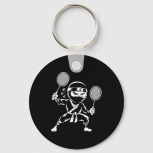Shuttle Racquet Racket - Team Player Dminton Ninja Key Ring