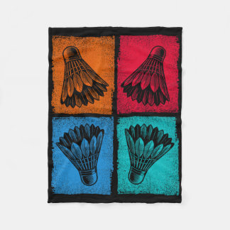 Shuttle Sports Dminton Player 1 Fleece Blanket