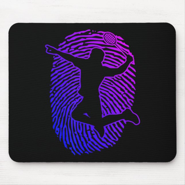 Shuttle Squash Badminton Badminton Player  Mouse Mat (Front)