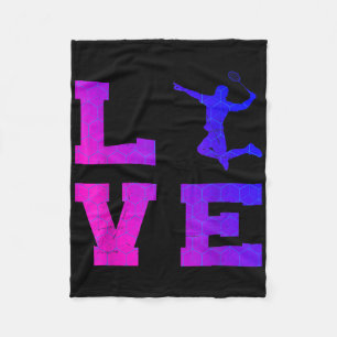 Shuttle Squash Womens Badminton Mens Fleece Blanket