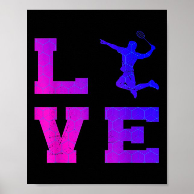 Shuttle Squash Womens Badminton Mens  Poster (Front)